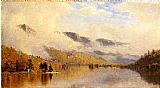 Sanford Robinson Gifford Clearing Storm over Lake George painting